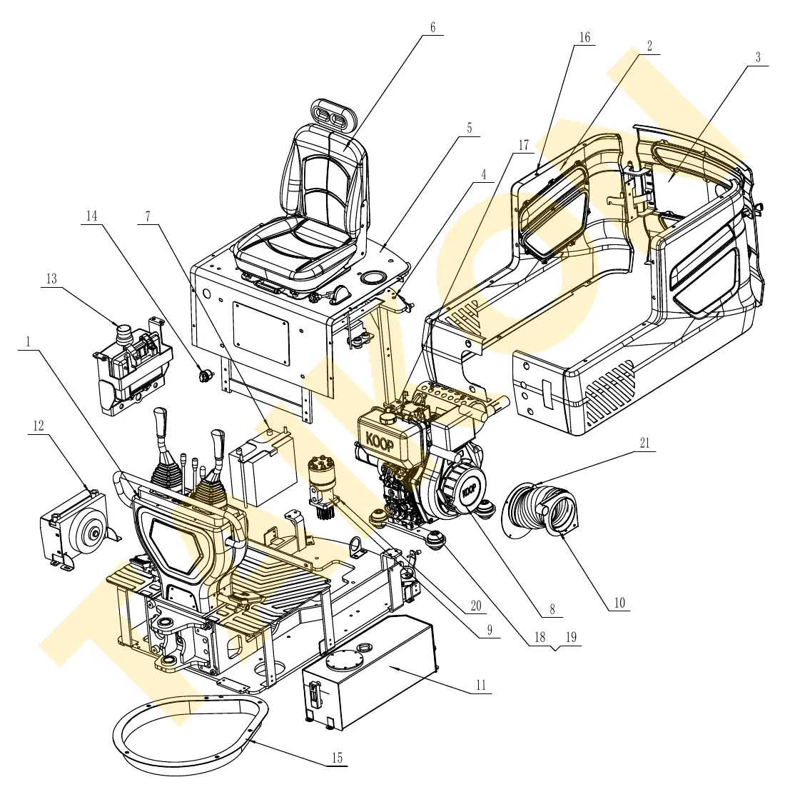 Upper structure – overview — TAIKON C10