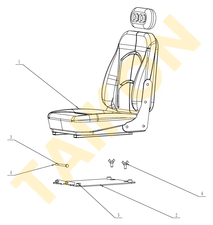 Operator seat — TAIKON C10