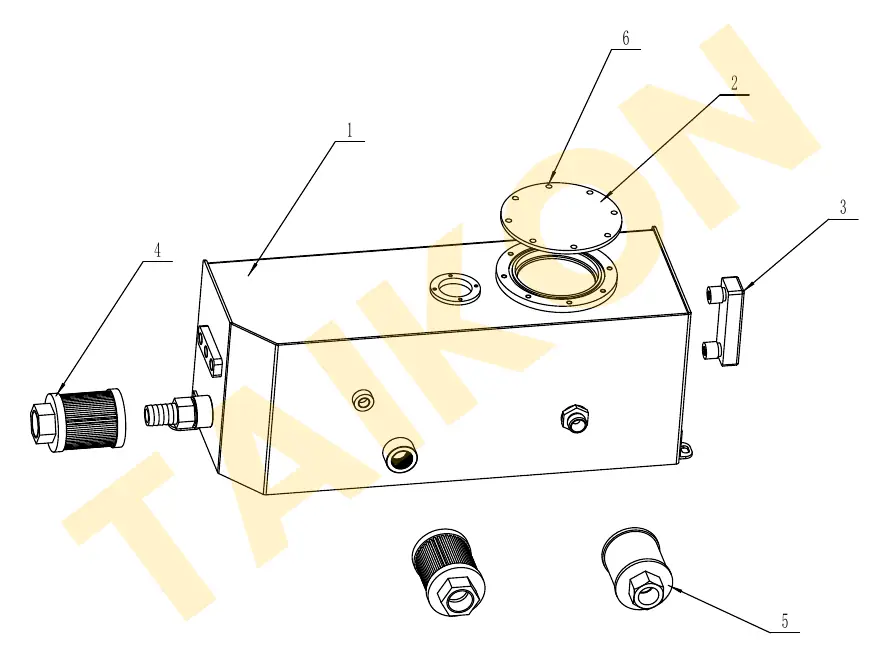 Hydraulic tank — TAIKON C10