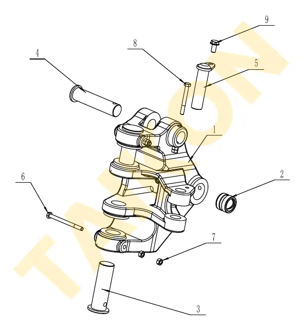 Boom swing bracket — TAIKON C10