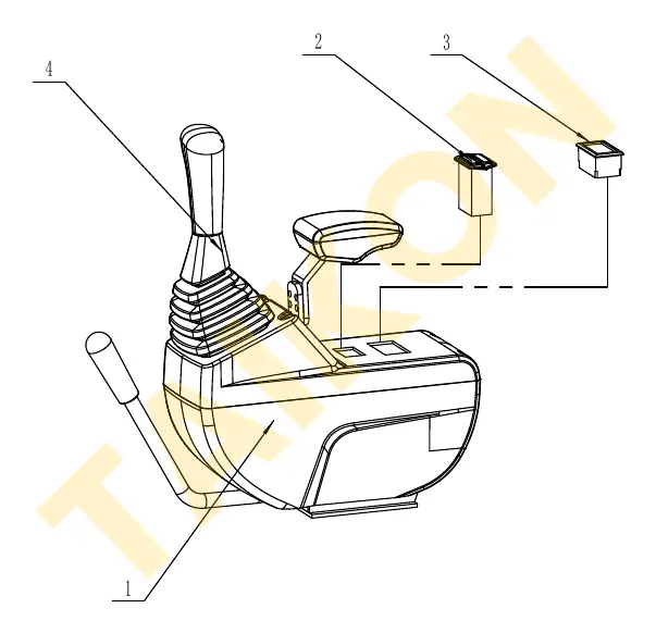 Left armrest box — TAIKON C12