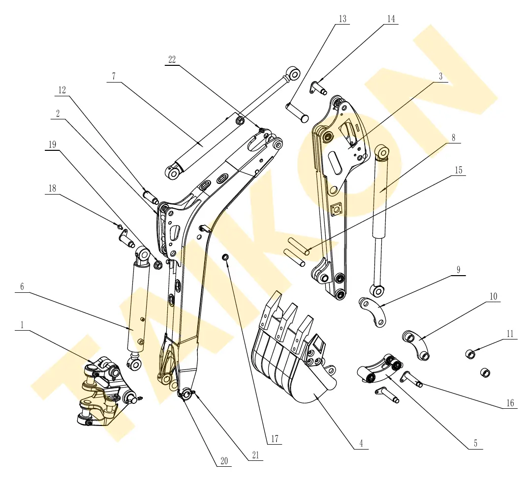 Front attachment – overview — TAIKON C12