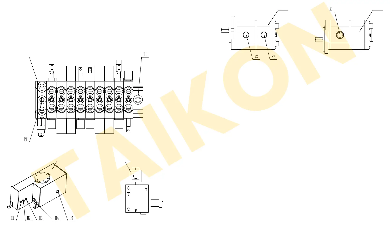Hoses: gear pump — TAIKON C12