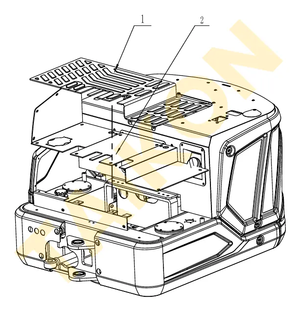 Foot plate & floor mat — TAIKON KT16 Pro