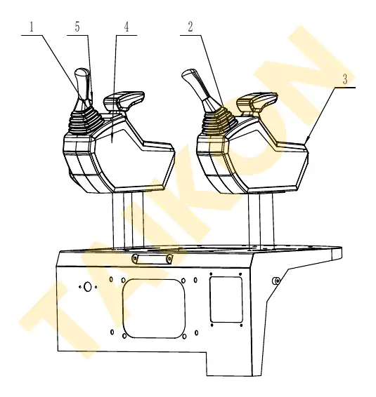 Left & right control boxes — TAIKON KT16 Pro