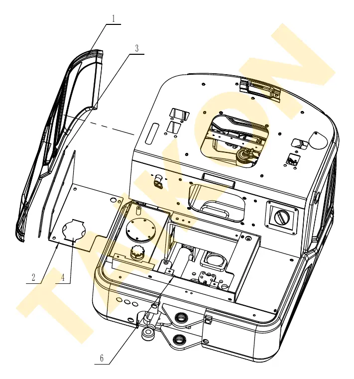 Right cover — TAIKON KT16 Pro
