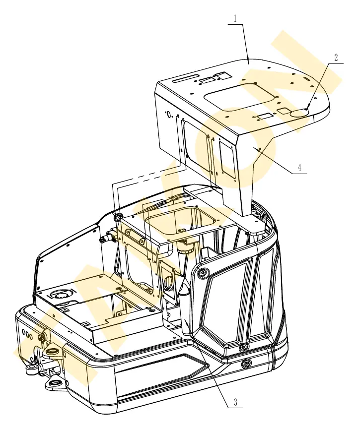 Middle seal — TAIKON KT16 Pro