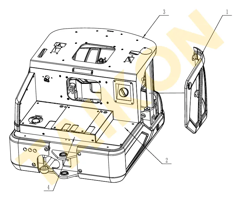 Left side cover — TAIKON KT16 Pro