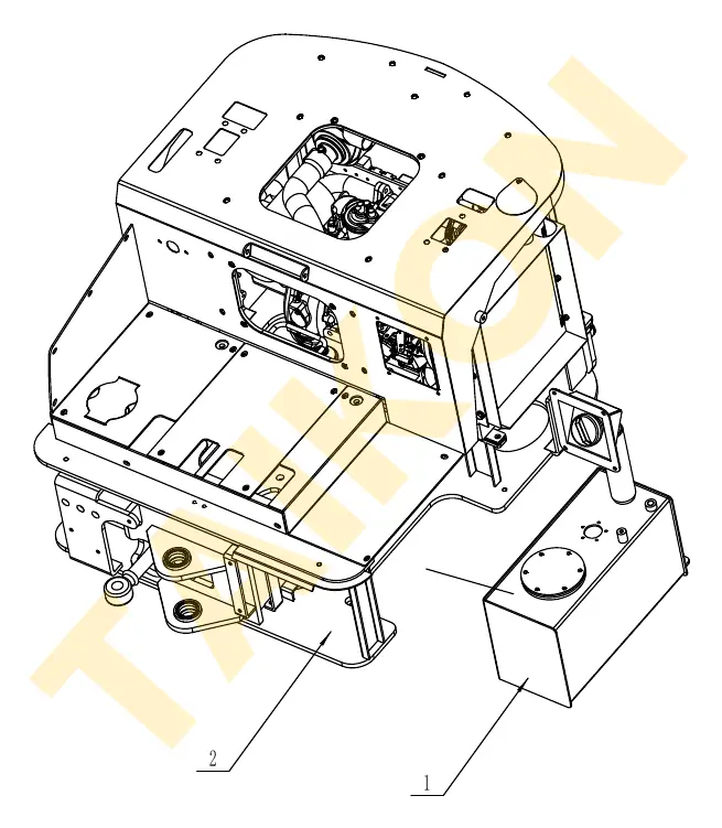 Fuel tank – installation — TAIKON KT16 Pro