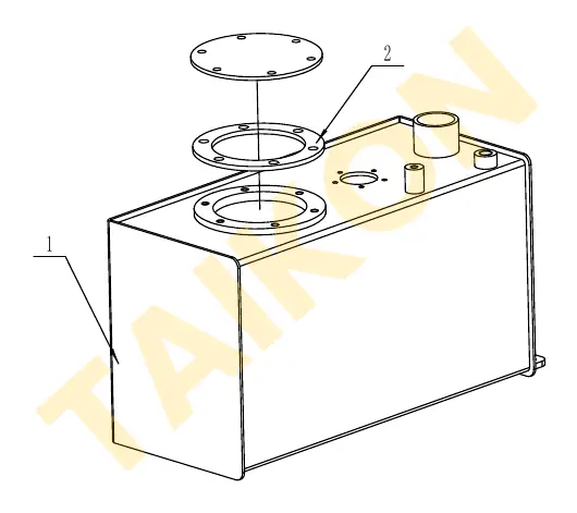 Fuel tank flange — TAIKON KT16 Pro