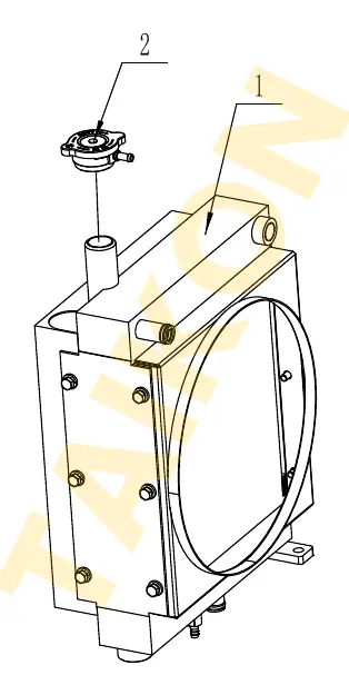 Radiator – installation — TAIKON KT16 Pro