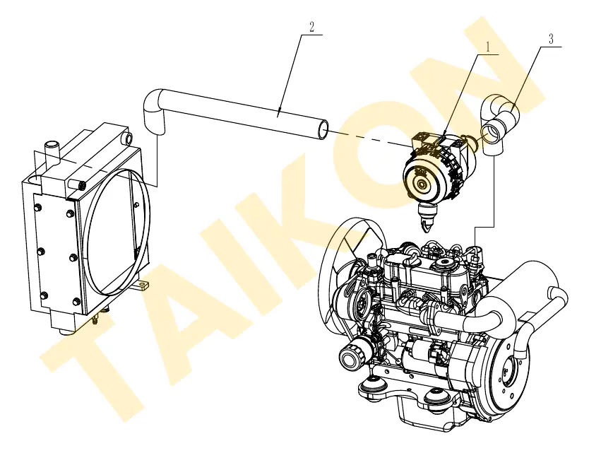 Air intake hoses — TAIKON KT16 Pro