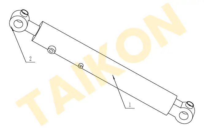 Boom cylinder — TAIKON KT16 Pro
