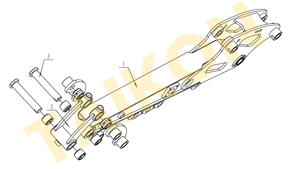Bucket link – installation — TAIKON KT16 Pro