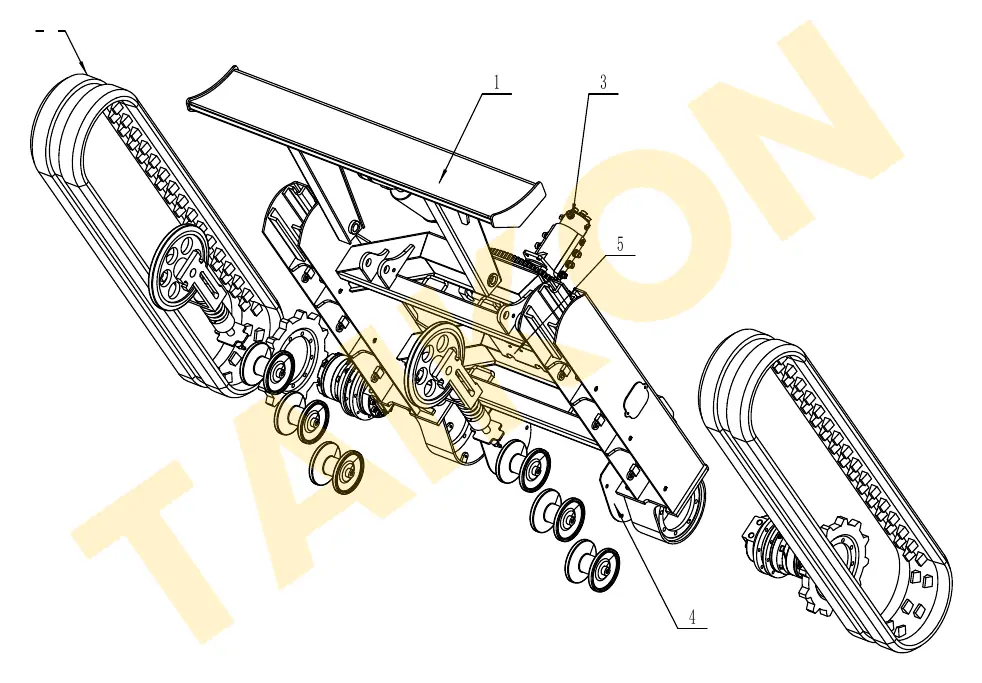 Undercarriage – overview — TAIKON KT16 Pro
