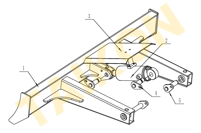 Dozer blade — TAIKON KT16 Pro