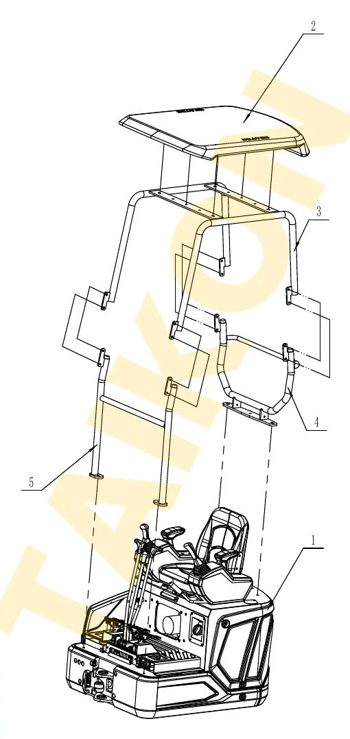 Canopy (4-post) — TAIKON KT16 Pro