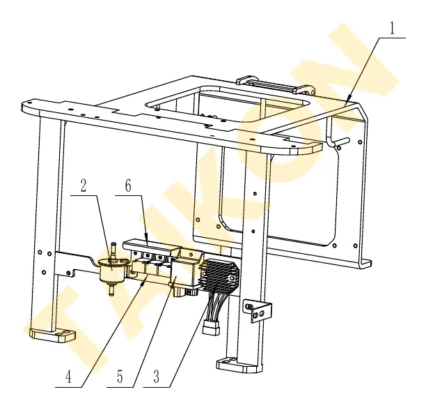 Electrical components – cover frame — TAIKON KT18 Pro (D902)