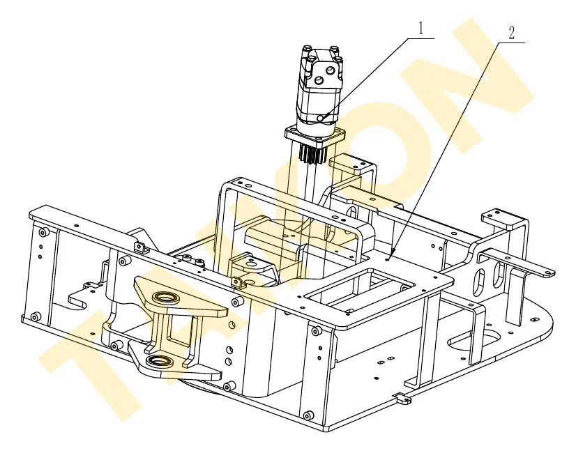 Swing motor — TAIKON KT18 Pro (D902)