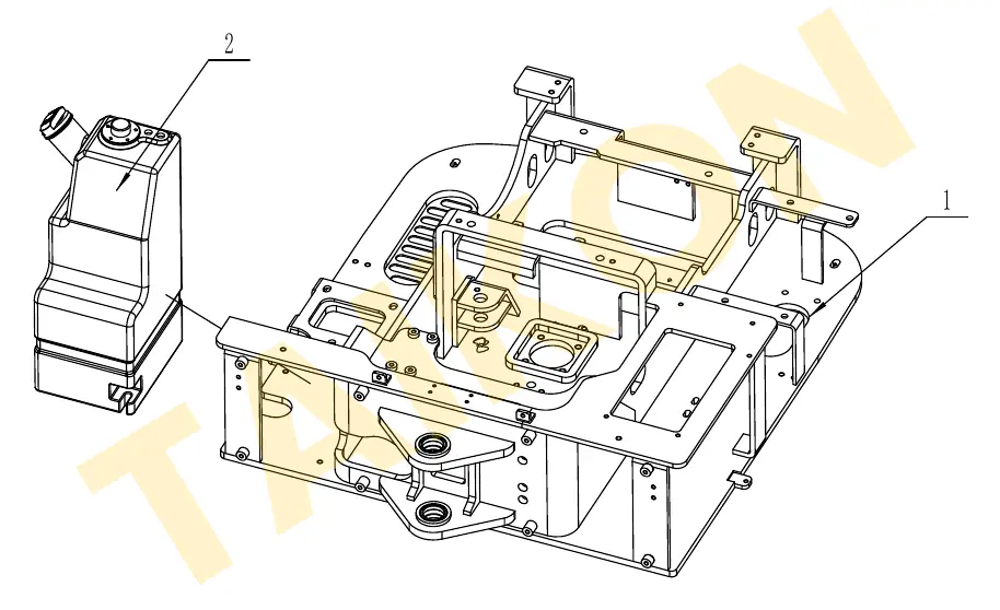Fuel tank – mounting — TAIKON KT18 Pro (D902)
