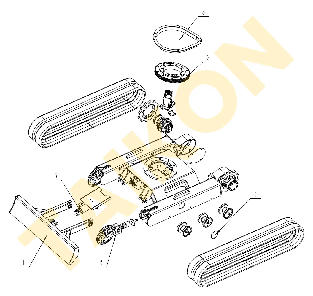 Undercarriage – overview — TAIKON KT18 Pro (D902)
