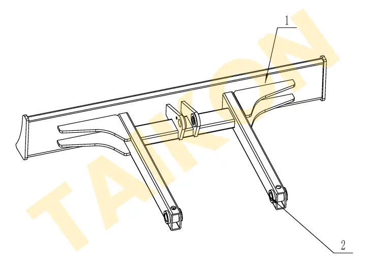 Dozer blade — TAIKON KT18 Pro (D902)