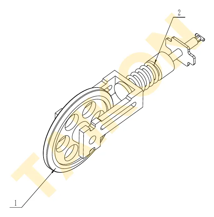 Idler & track tensioner — TAIKON KT18 Pro (D902)
