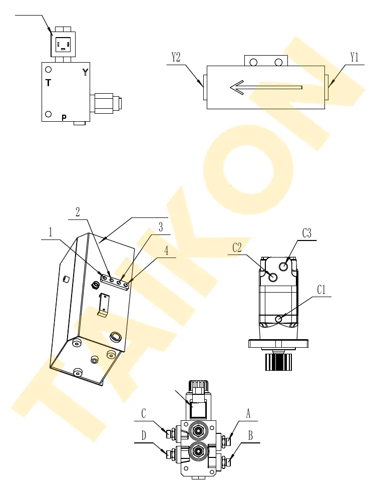 Hoses: pilot supply valve — TAIKON KT18 Pro (D902)