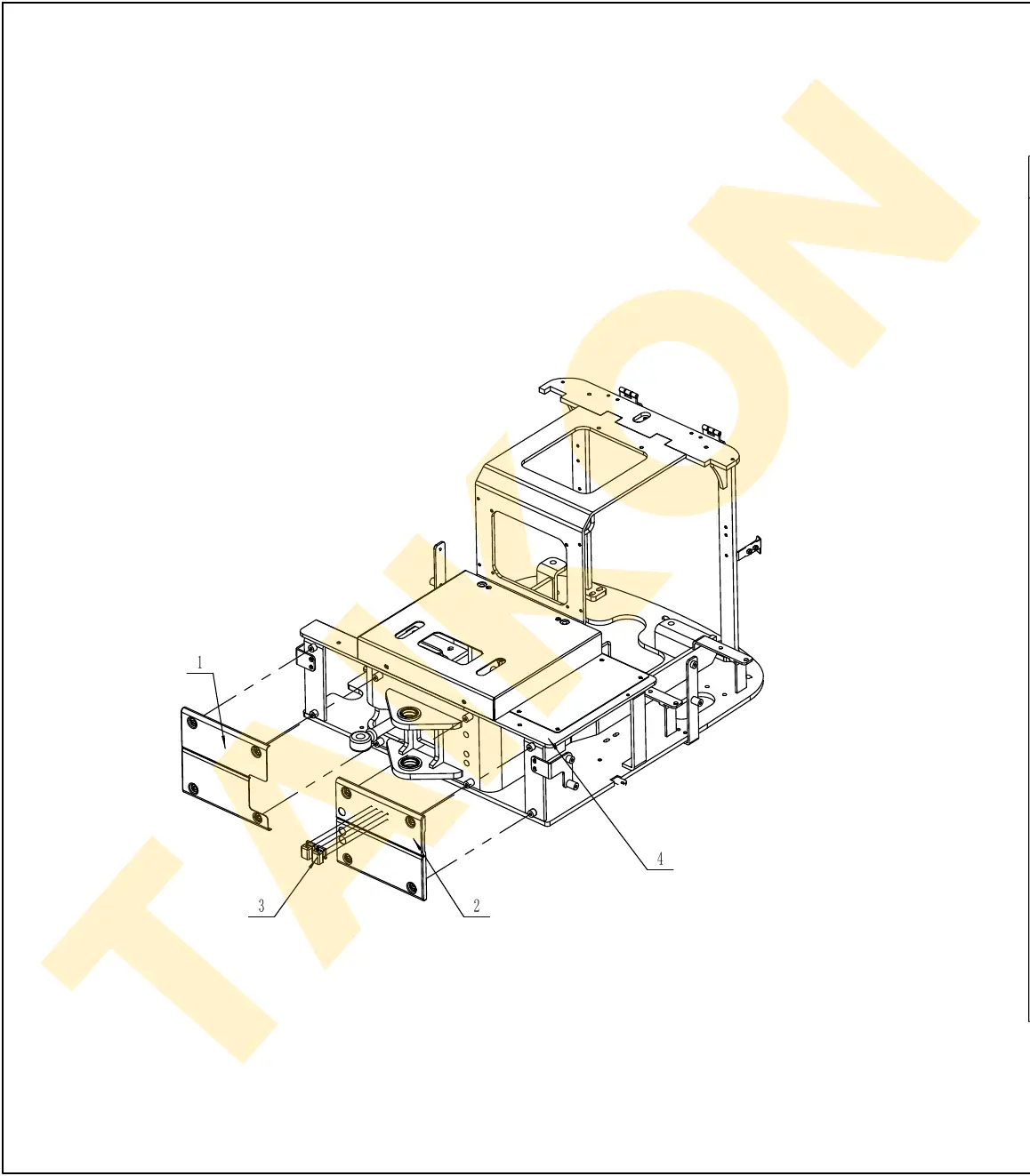 Front shell — TAIKON KT18 Pro (D722)
