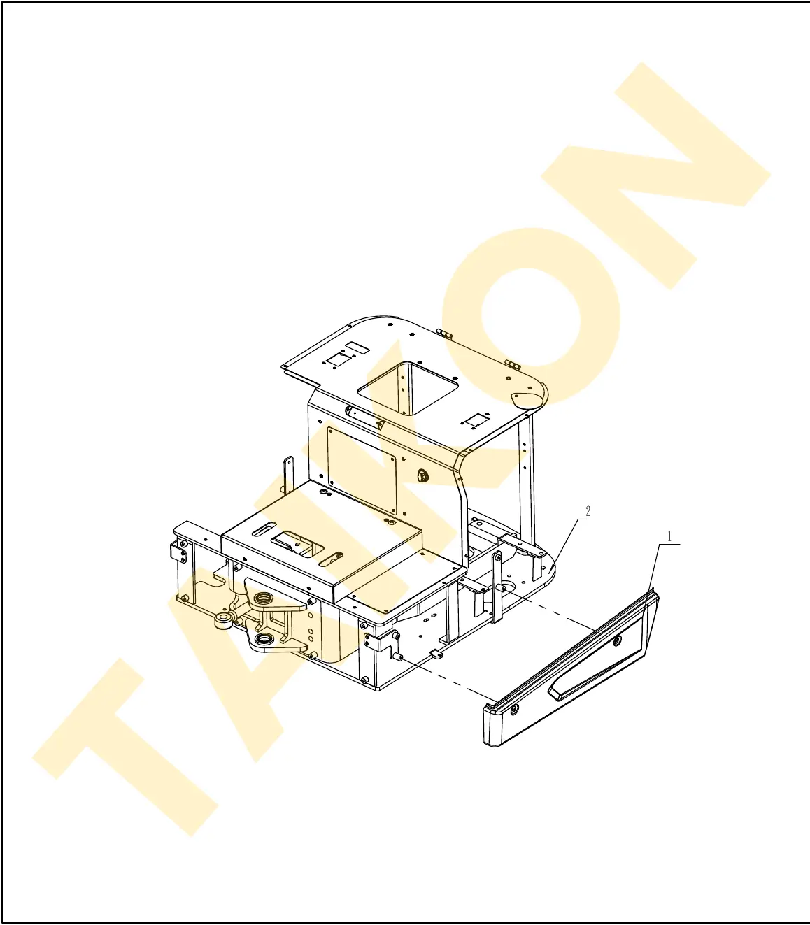 Left side skirt — TAIKON KT18 Pro (D722)