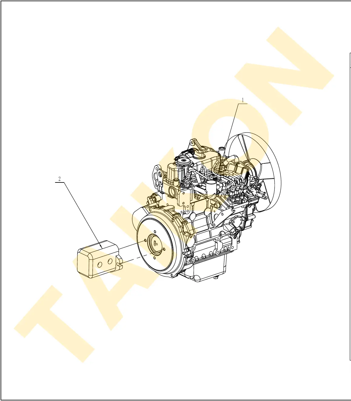 Hydraulic pump — TAIKON KT18 Pro (D722)
