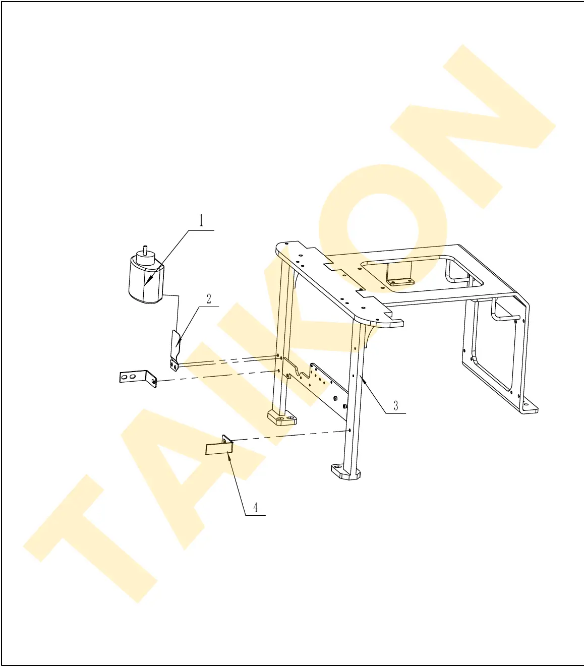 Coolant expansion tank — TAIKON KT18 Pro (D722)