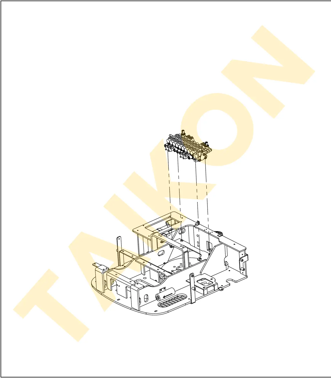 Main control valve — TAIKON KT18 Pro (D722)