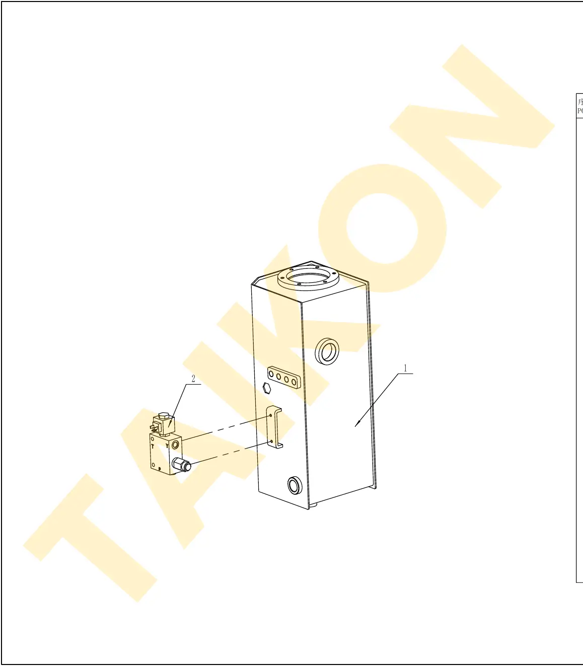 Pilot supply valve — TAIKON KT18 Pro (D722)