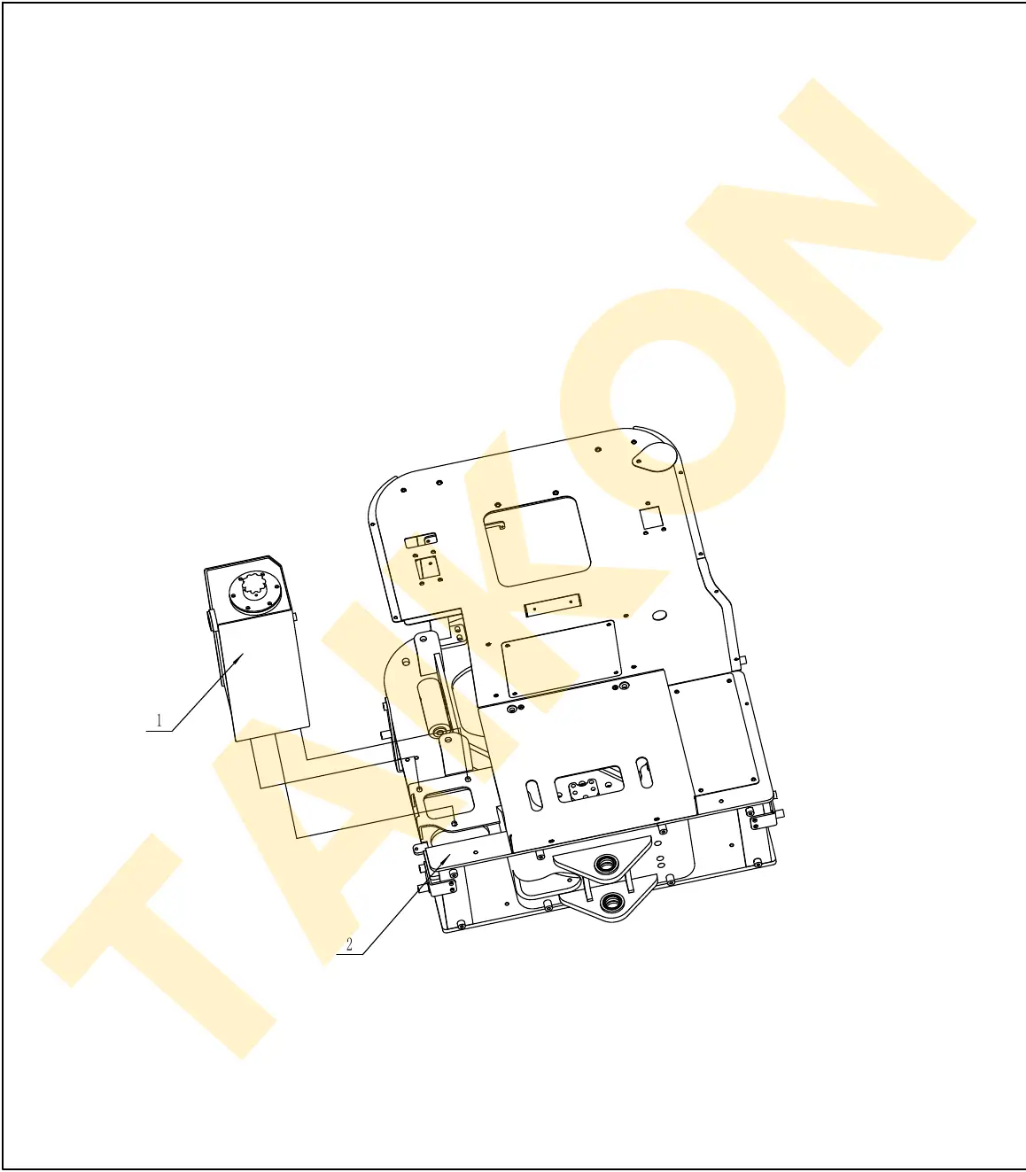 Hydraulic tank – installation — TAIKON KT18 Pro (D722)