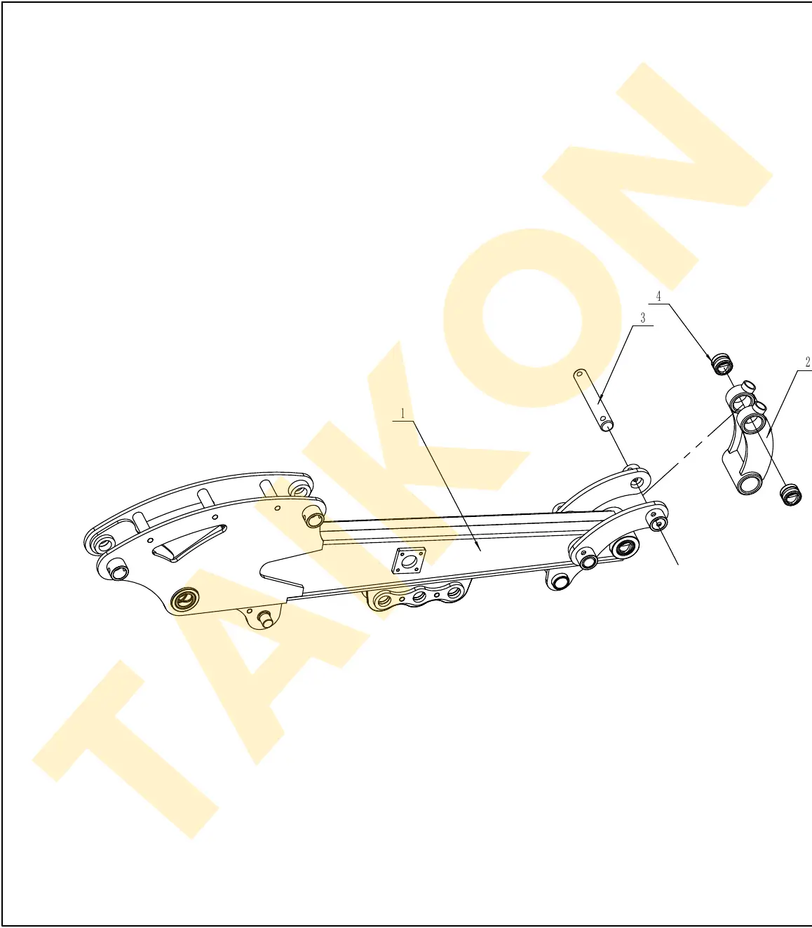 Bucket link – installation — TAIKON KT18 Pro (D722)