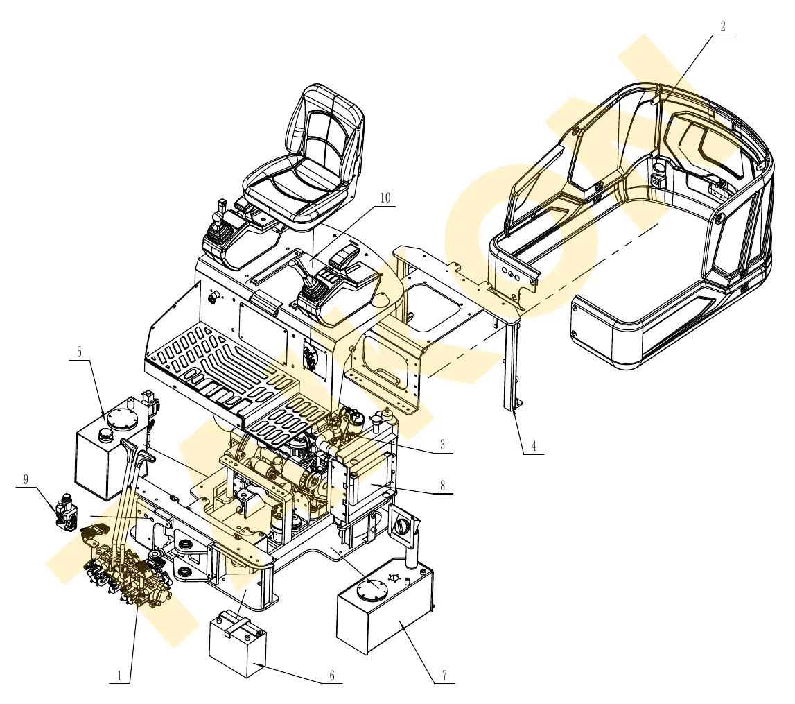 Upper structure – overview — TAIKON LT16 Pro