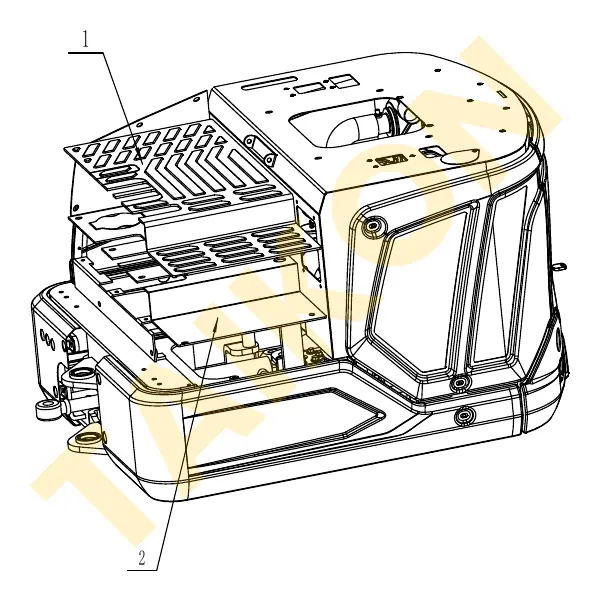 Foot plate & floor mat — TAIKON LT16 Pro