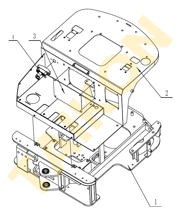 Console mounting plate — TAIKON LT16 Pro