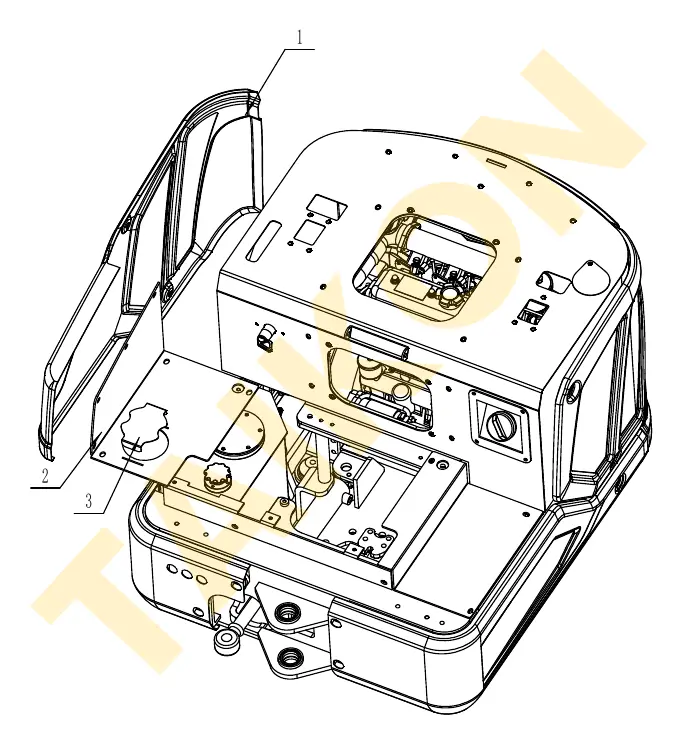Right cover — TAIKON LT16 Pro