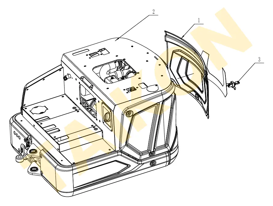 Rear hood — TAIKON LT16 Pro