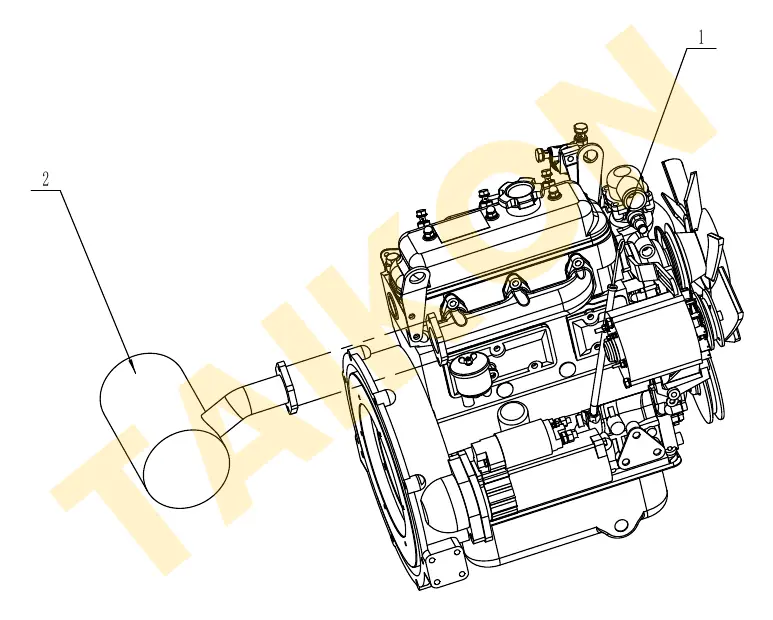 Muffler (silencer) — TAIKON LT16 Pro