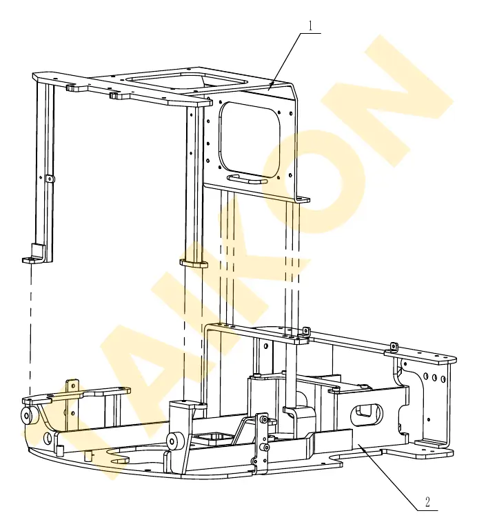 Cover frame — TAIKON LT16 Pro
