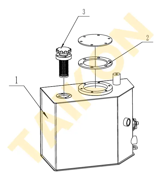 Return oil flange — TAIKON LT16 Pro