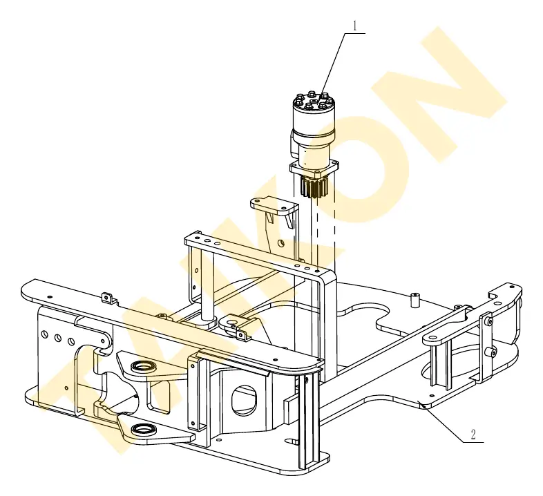 Swing motor — TAIKON LT16 Pro