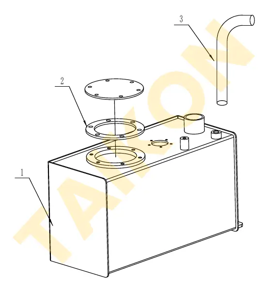 Fuel tank flange — TAIKON LT16 Pro