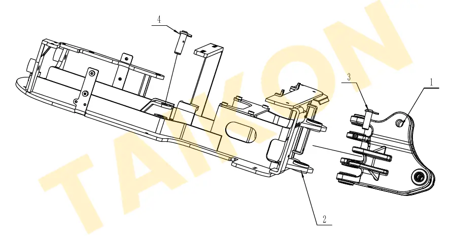 Boom swing cylinder – installation — TAIKON LT16 Pro