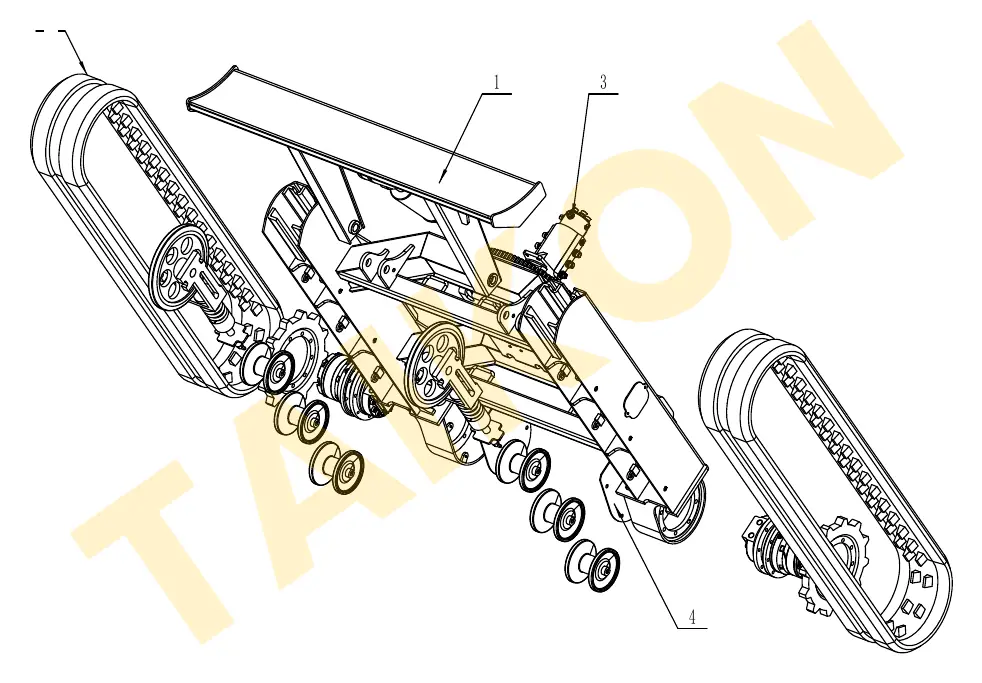 Undercarriage – overview — TAIKON LT16 Pro