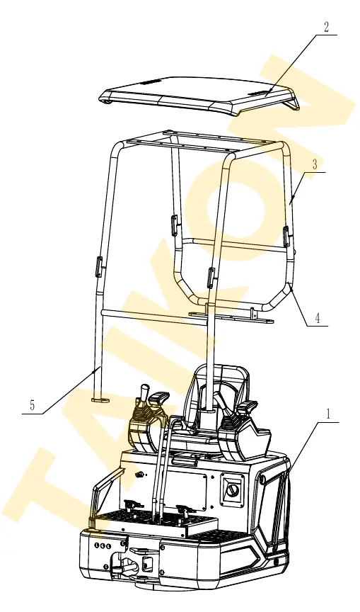Canopy (4-post) — TAIKON LT16 Pro